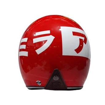 Helm JP Retro New Bigie Limited Edition Baba List Chrome By JPX Helmet Original