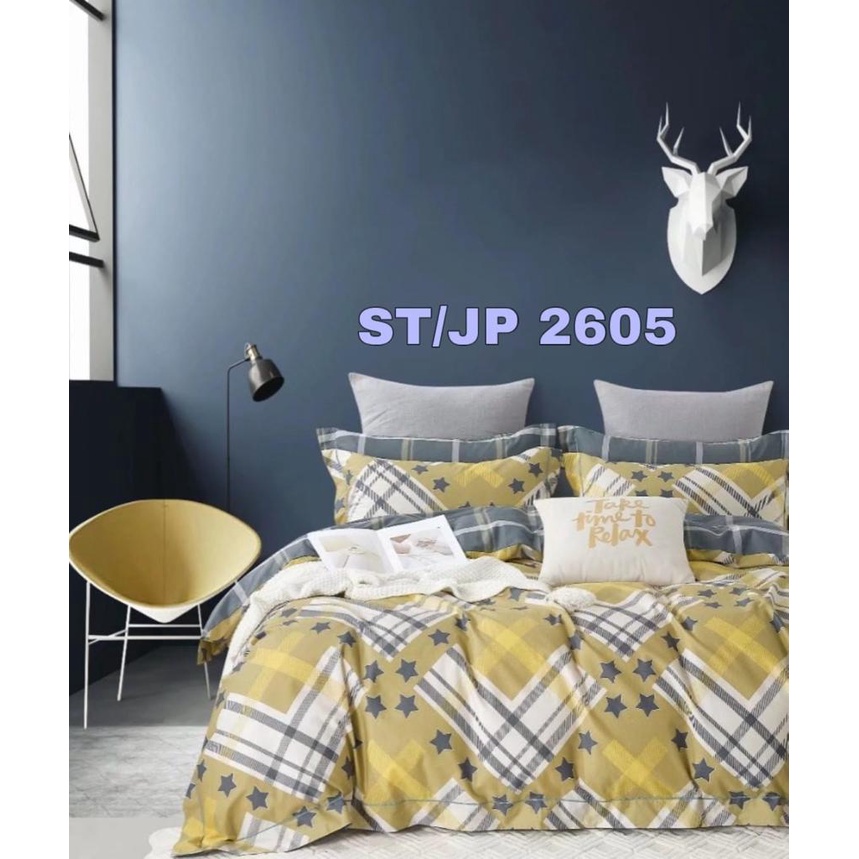 Kain Sprei Katun Jepang Motif Star