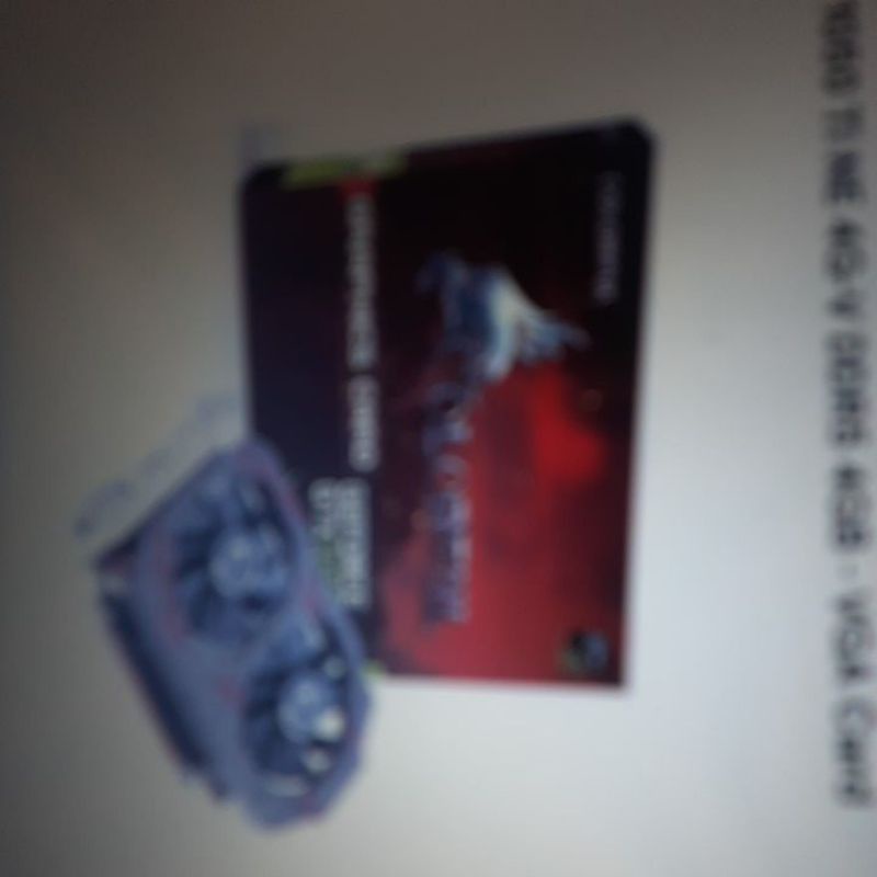 VGA 1050TI bekas penuh kenangan