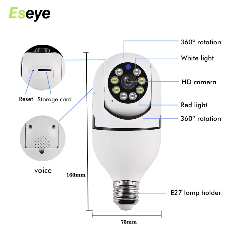 IP Cam App V380 HD 8MP FULL HD PTZ Mini Wifi CCTV IP CAMERA Wireless ( COD )