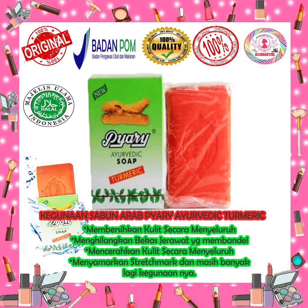 

[ORIGINAL] SABUN ARAB PYARY TURMARIC ASLII WANGI DAN BERSETIFIKASI BPOM