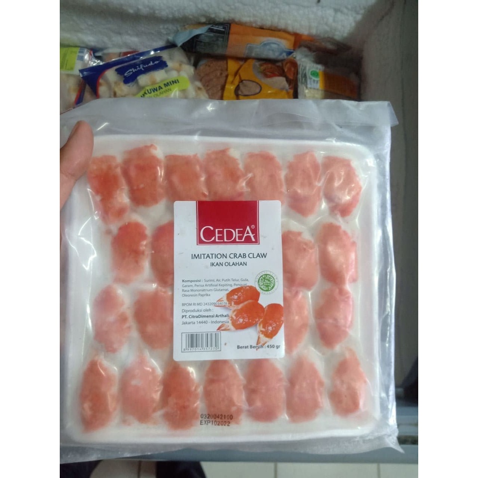 

IKAN OLAHAN KEPITING CRAB CLAW IMITATION - FROZEN FOOD PURWAKARTA