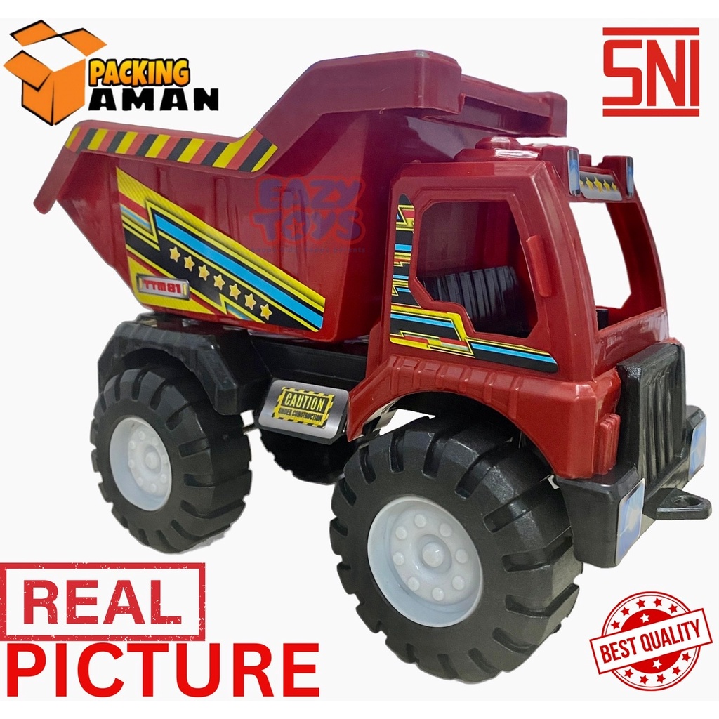 Mainan Anak Mobil Mobilan Truk Truck Angkut Barang Konstruksi TTM81