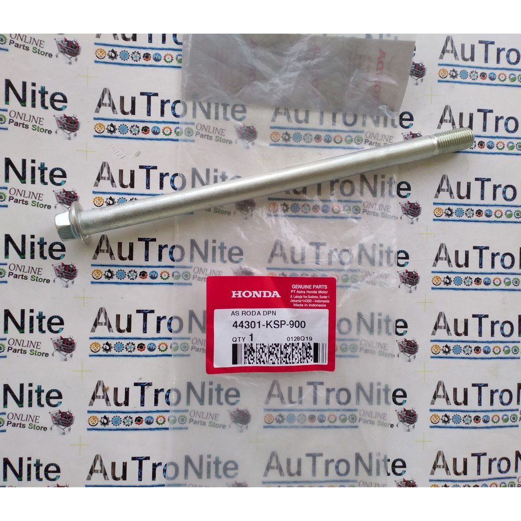 AXLE FRont WHEEL As Roda Depan 44301-KSP-900 Original Honda MegaPro Verza CB 150 R Vario 160 CUV e: 