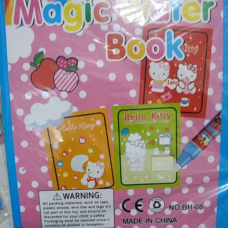 [TERMURAH] Buku Mewarnai digunakan Berulang termurah anti berantakan mengalihakan dari gadget magic water book-Hello Kitty