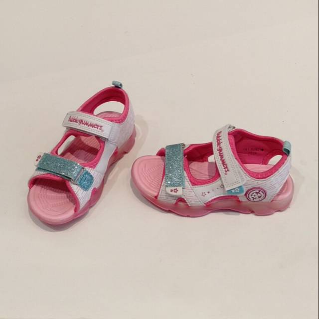 Sepatu Sandal Lampu Anak Perempuan Bata Bubble Gummers