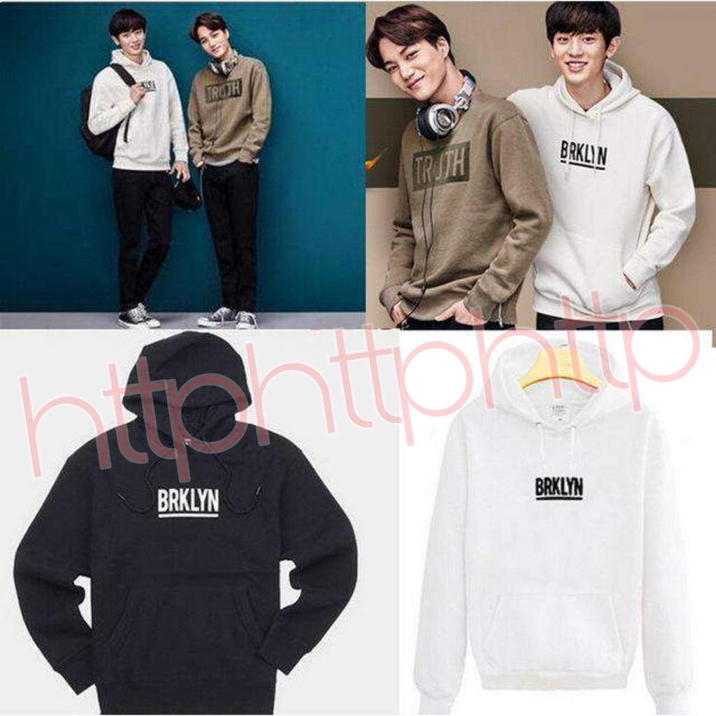 COD HOODIE KPOP EXO BAEKHYUN BRKLYN JAKET JUMPER KOREA PREMIUM UNISEX
