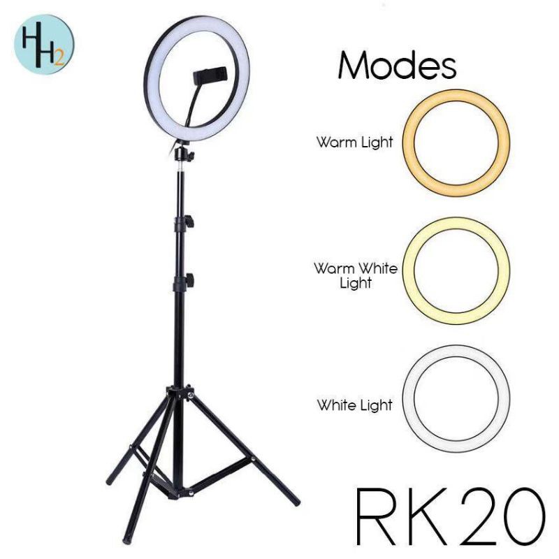 Paket Lengkap Ring Light 26CM + Tripod 1.3 Meter / RingLight 26 CM Tripod 2.1 Meter Atau 1.3 METER