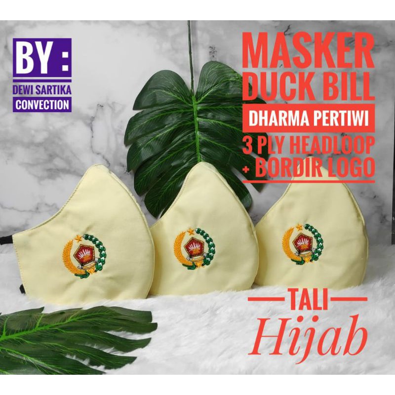 Masker PSH/PSK dharma Pertiwi Logo Bordir