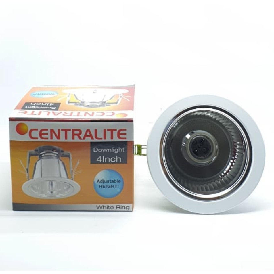 CTL DL 4&quot; Inch PUTIH Down Light  4&quot; 2 Kaki (Bisa Stel) Fiting Rumah Lampu Led Kualitas Bagus