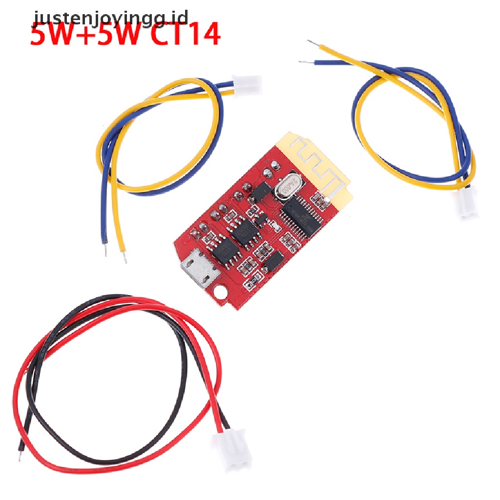 // justenjoyingg.id // 5W+5W CT14 micro 4.2 stereo bluetooth power amplifier module with charging port ~