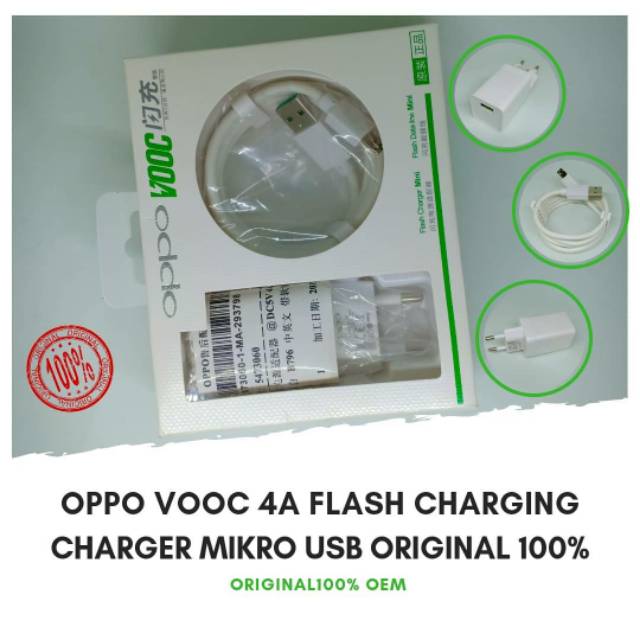 Charger Oppo 4A VOOC Berjayamitragadget