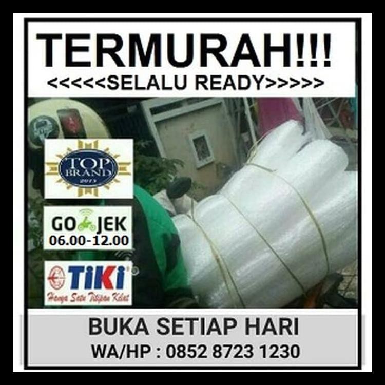 

BUBLE 5M x 1,25M WRAP VIA GOJEK GRATIS ONGKIR