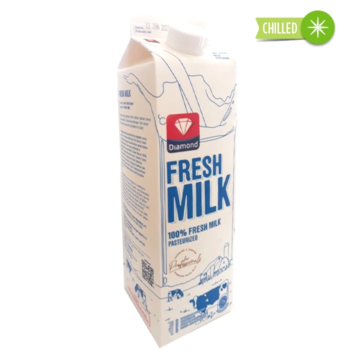 Diamond Fresh Milk Plain Profesional 946 ml