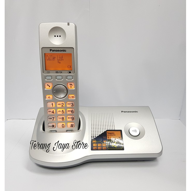 

Telepon Wireless Panasonic KX-TG7100 Wireless Phone TG 7100 (Silver)