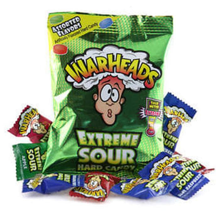 

Ayo Promo Warheads Extreme Sour Hard Candy 56g / 56 gr Permen Asem Permen asam Murah