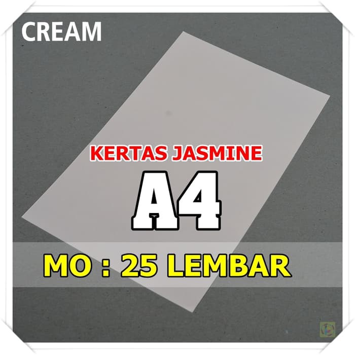 

Promo Kertas Karton Jasmine / Paper Flower A4 CREAM KREM 220 terbaik