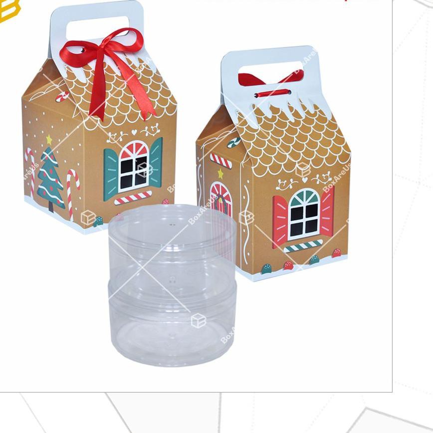

『 2.2 』 Banyak Peminat TBCHG 14 -Toples box gingerbread, edisi natal/Christmas, Dus,packaging,kotak
