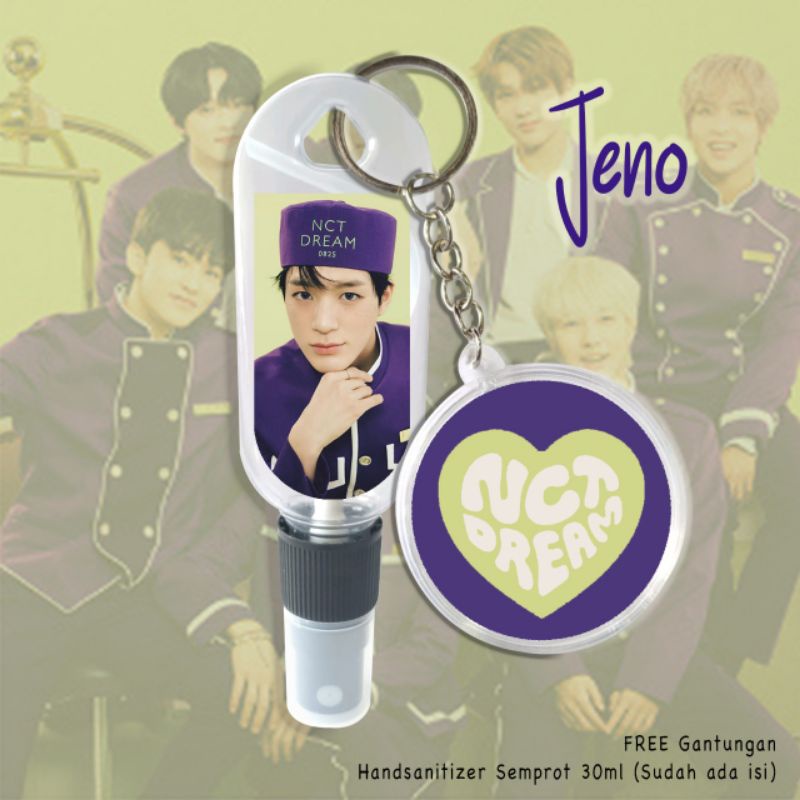 FREE GANTUNGAN KUNCI!! HAND SANITIZER NCT DREAM MEMBER GRUP