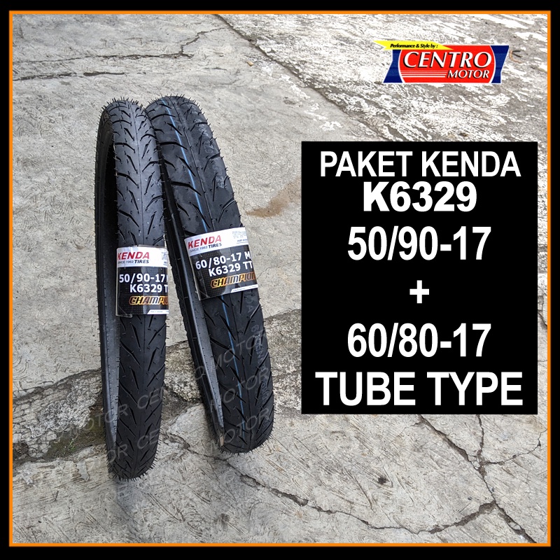 KENDA RACING PAKET 50/90-17+60/80-17 Soft Compound (Peru pakai ban dalam) BAN DRAG RACE