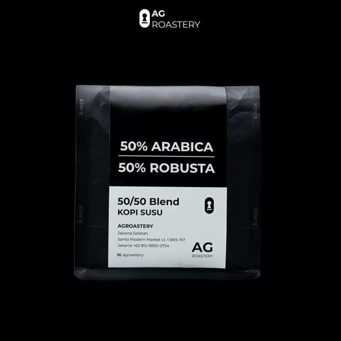 

Biji Kopi Blend 50/50 Kopi Susu Ekonomis 100 gr
