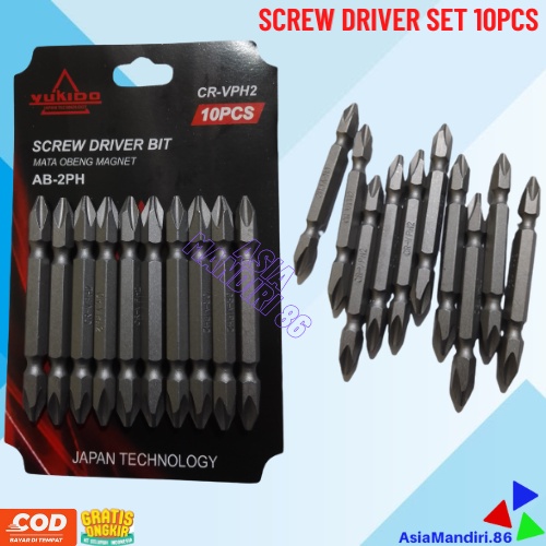 MATA OBENG SCREWDRIVER SET 10 PCS