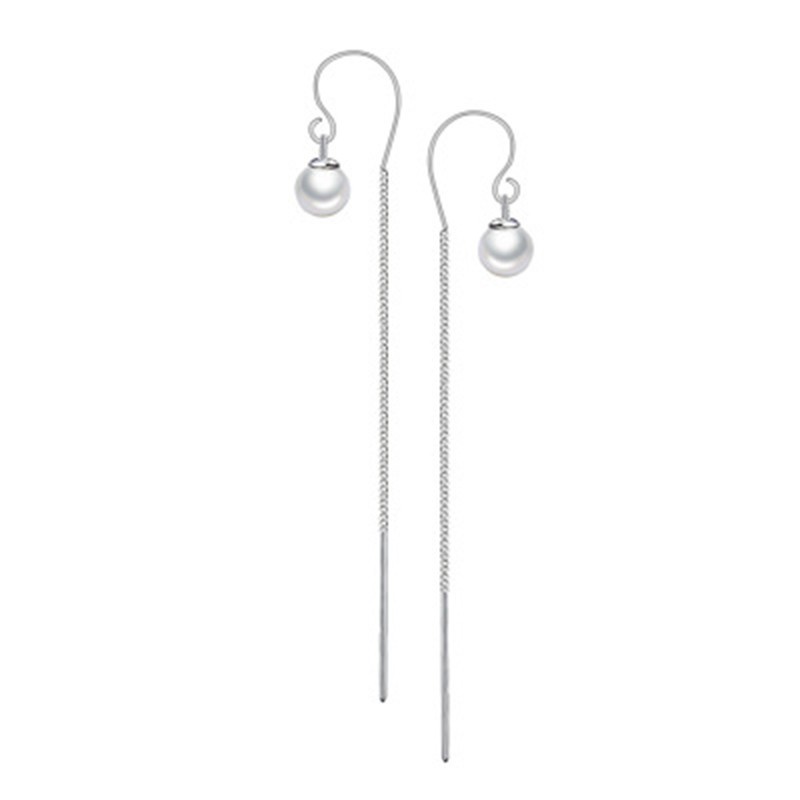 925 anting perak sterling anting-anting wanita dengan perhiasan fashion berlian-P