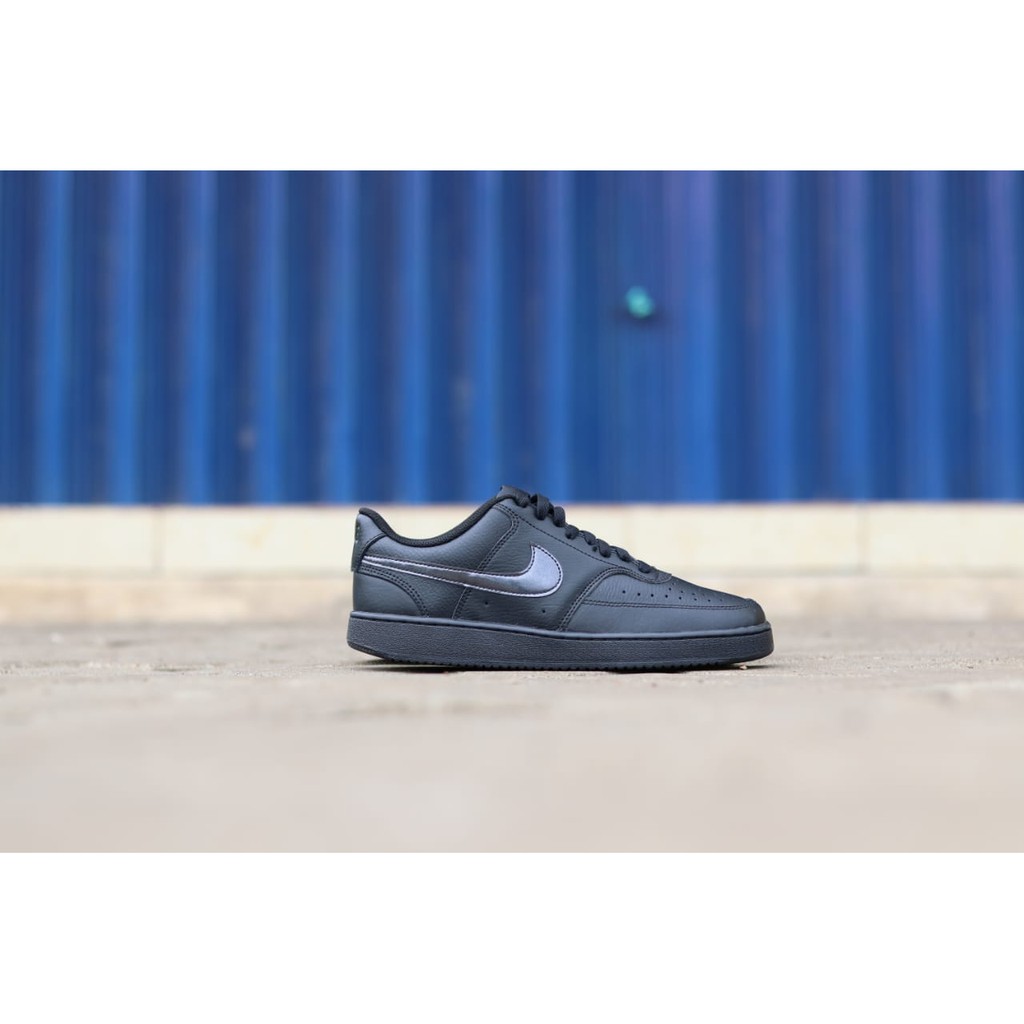 NIKE COURT VISION LOW TRIPLE BLACK BNWB