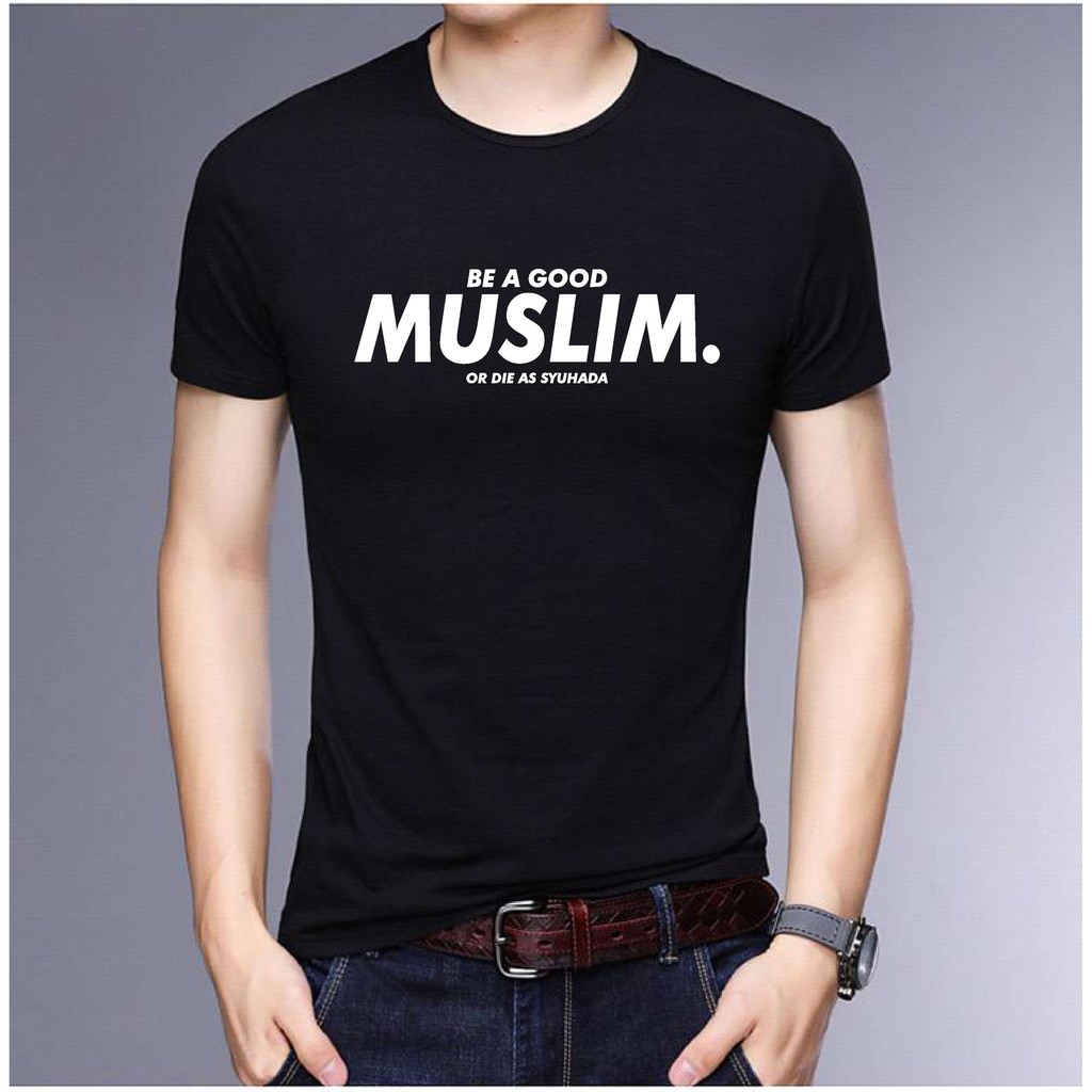 BS/COD/BAJU KAOS TANGAN PENDEK MUSLIM PRIA REALPICTURE