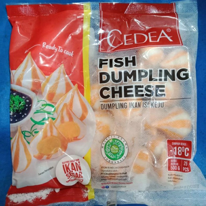 

Fish Dumpling Cheese 500Gram Cedea