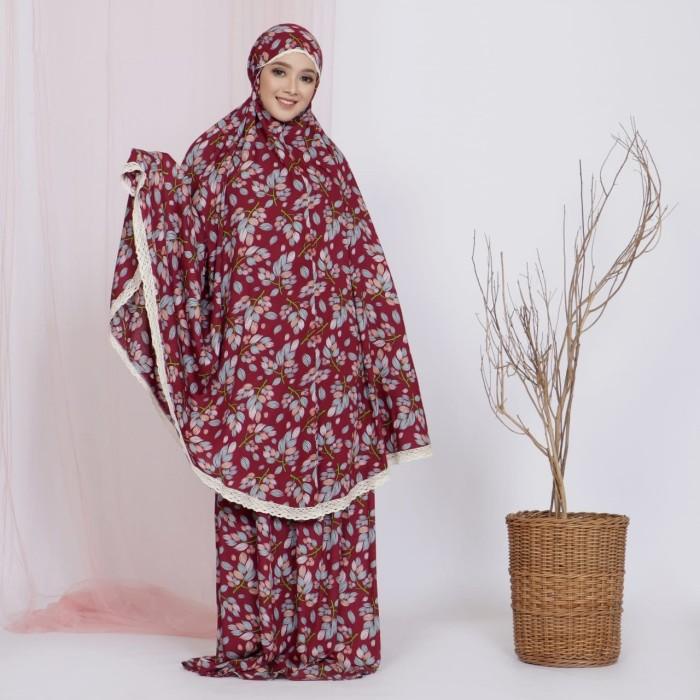 Dionisia Regina Mukena Dewasa Model Terbaru Motif Bunga