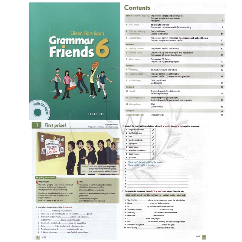 Oxford Grammar Friends Level 1 2 3 4 5 6 - Buku Grammar Inggris Anak SD Family and Friends-Level 6 (PDF)