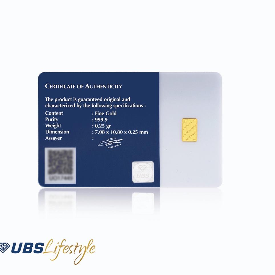 Termurah UBS 0.25 Gram