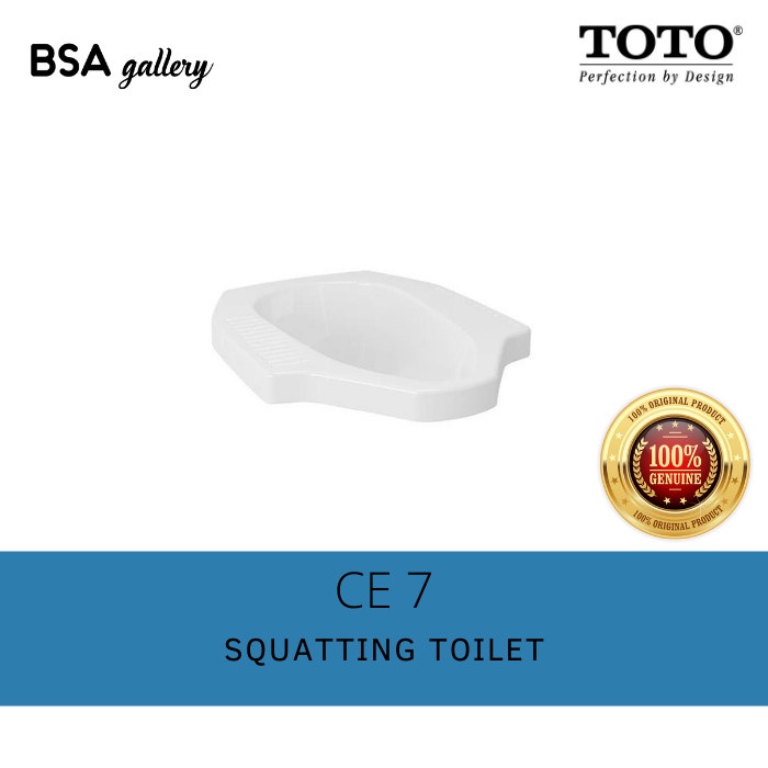 KLOSET JONGKOK TOTO CE7 / CE 7 / TOILET JONGKOK TOTO ORIGINAL / KLOSET TOTO