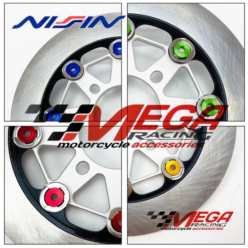 Disc N32 Ukuran 220mm Buta Floating Ring 8 - Disck Disk Piringan Cakram Depan Buta Uk 220 mm Universal Motor Matic &amp; Bebek Jupiter Mx Mio Beat Scoopy  Vario 110 Vario 125 Vario 150 2018 Vega Spacy Genio DLL