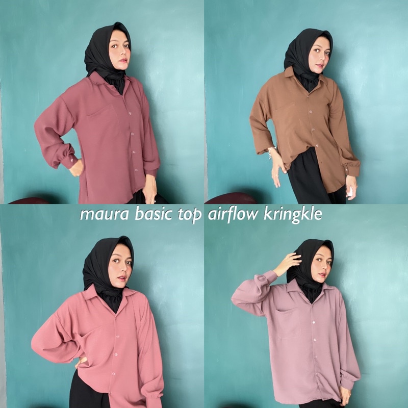 MAURA BASIC TOP AIRFLOW KRINGKLE