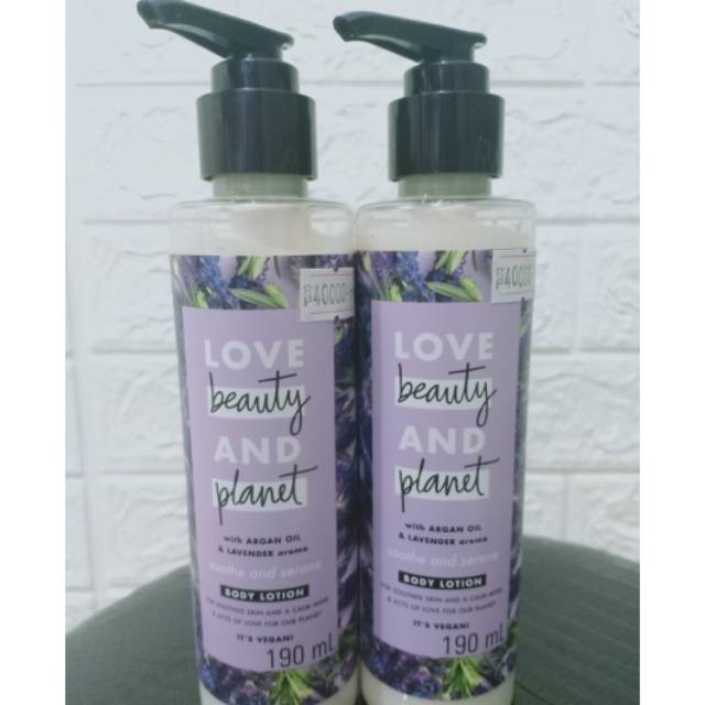 Jual Love Beauty & Body Lotion Argan Oil & Lavender 190ml