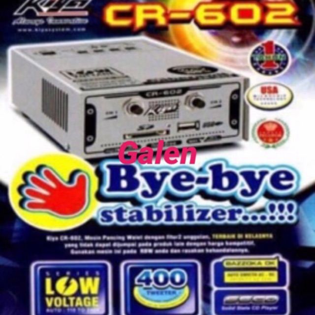 Ampli walet caberawit kiya CR 602 Anti Petir Amplifier Walet CR602