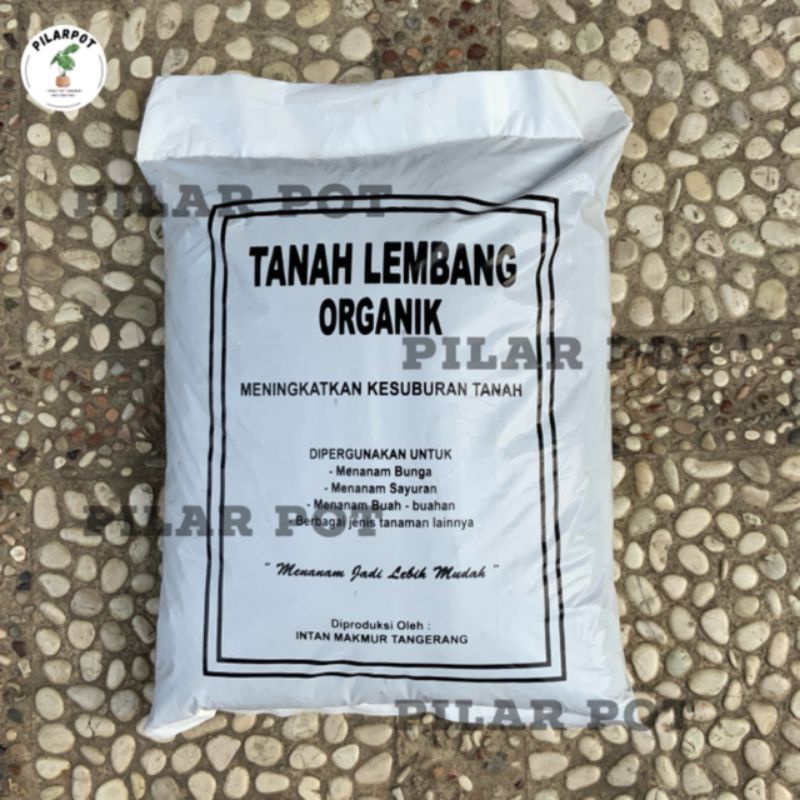 MEDIA TANAM TANAH LEMBANG ORGANIK INTAN MAKMUR KEMASAN PABRIK VIA GOSEND GRAB - TANAH LEMBANG SABLON