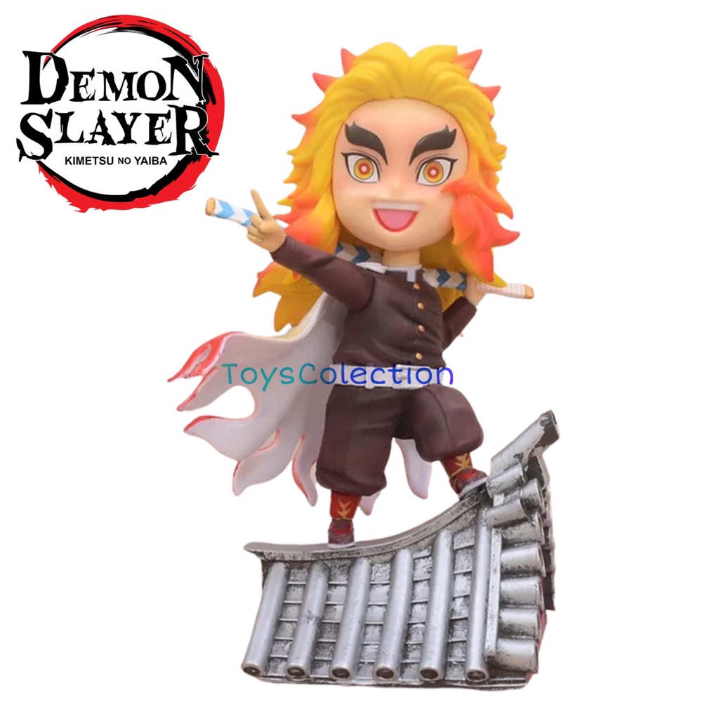 ACTION FIGURE RENGOKU KYOUJUROU KIMETSU NO YAIBA DEMON SLAYER ROFF HOUSE STAND Q VER. TOPPER CAKE MA
