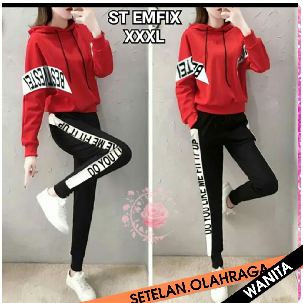 Setelan Baju Olahraga Sepeda Stelan Muslim Olahraga Muslimah Baju Olahraga Couple Muslim Joging i.