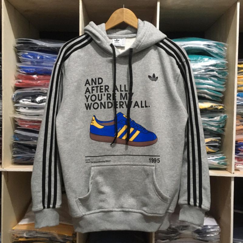 HOODIE ADIDAS WONDERWALL MISTY/ABU