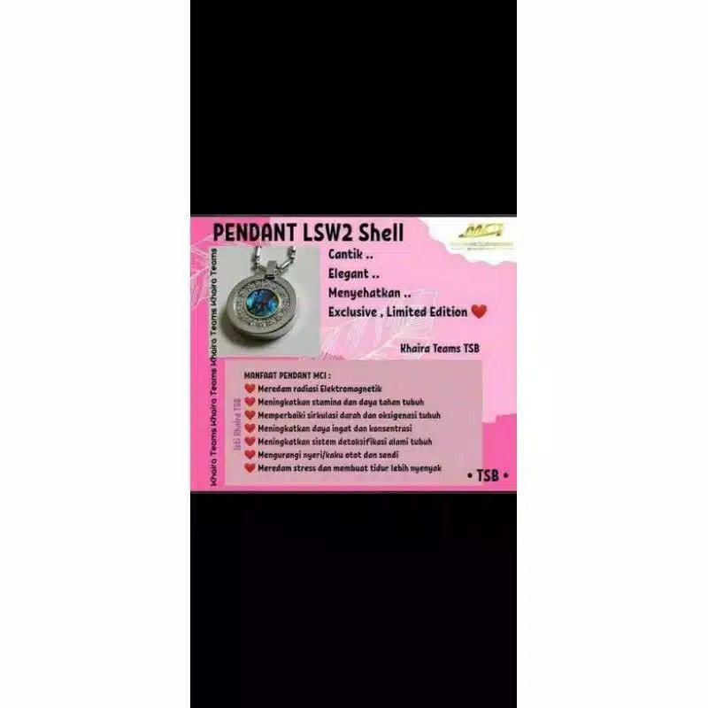 pendant kesehatan MCI LSW Shell v2