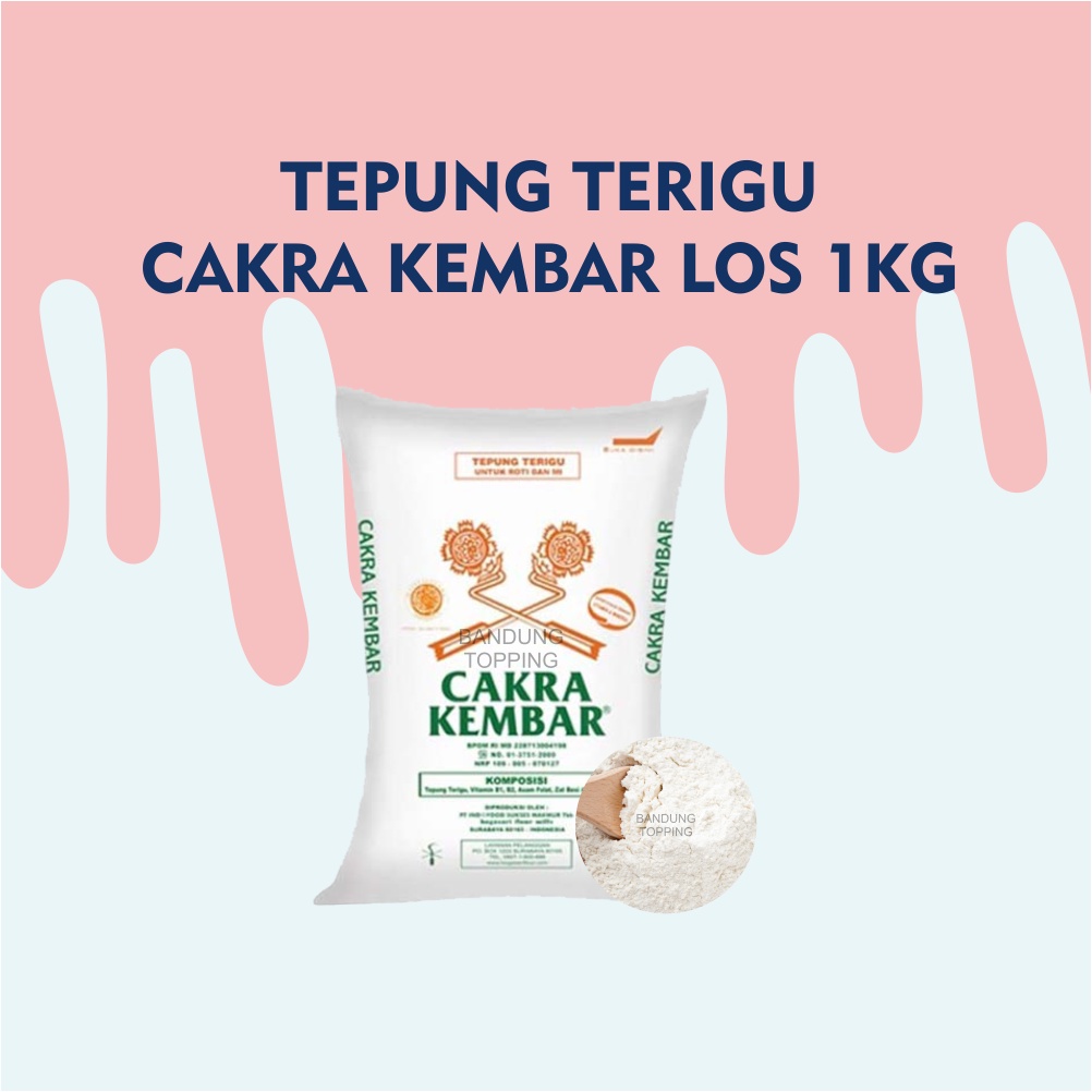 Tegung terigu 1kg cakra kembar los