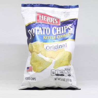 

herrs potato kettle original - snack import herr's 170gr