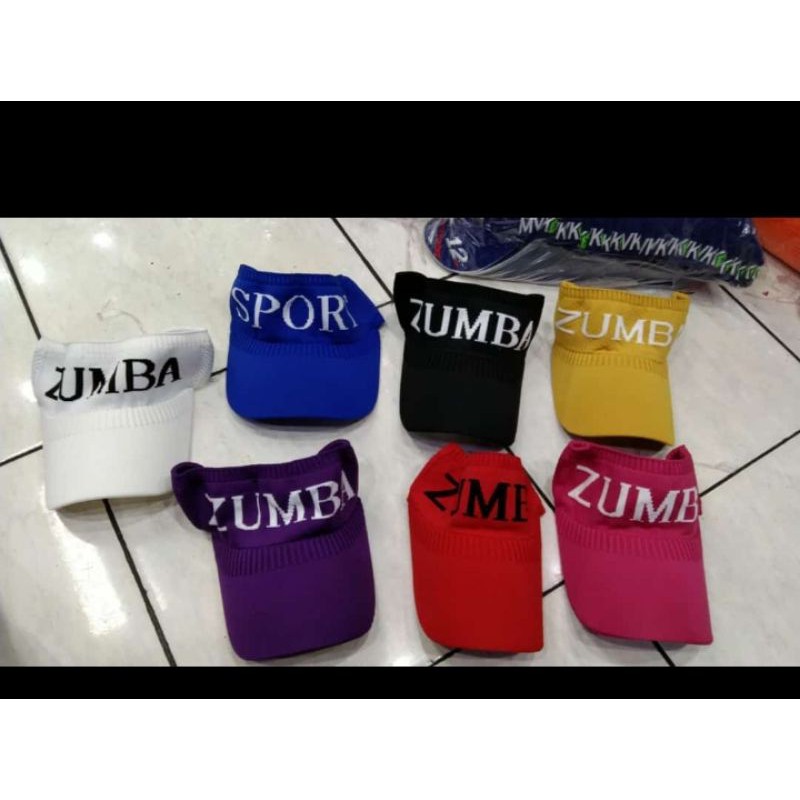 Topi senam ZUMBA IMPORT murah
