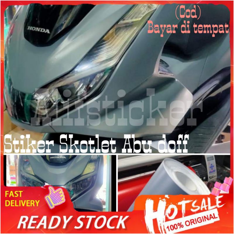 Stiker Skotlet Abu Grey Doff Skotlet Abu Doff