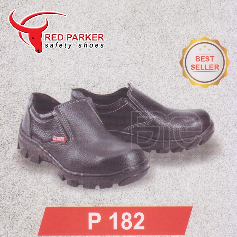 Sepatu Safety Shoes - Red Parker P182