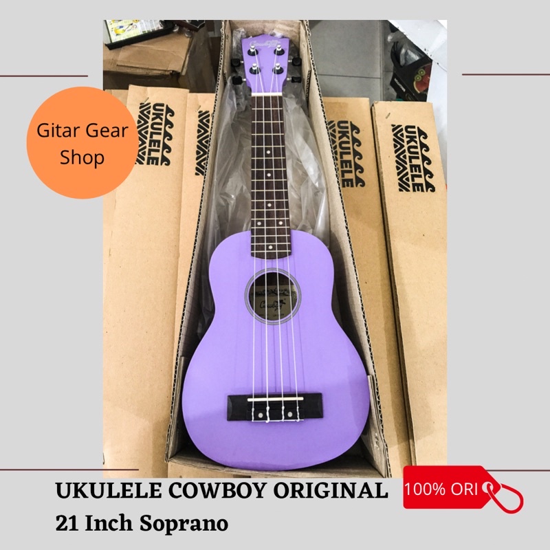 UKULELE COWBOY ORIGINAL UKULELE COWBOY SOPRANO KENTRUNG COWBOY KENTRUNG SOPRANO PURPLE