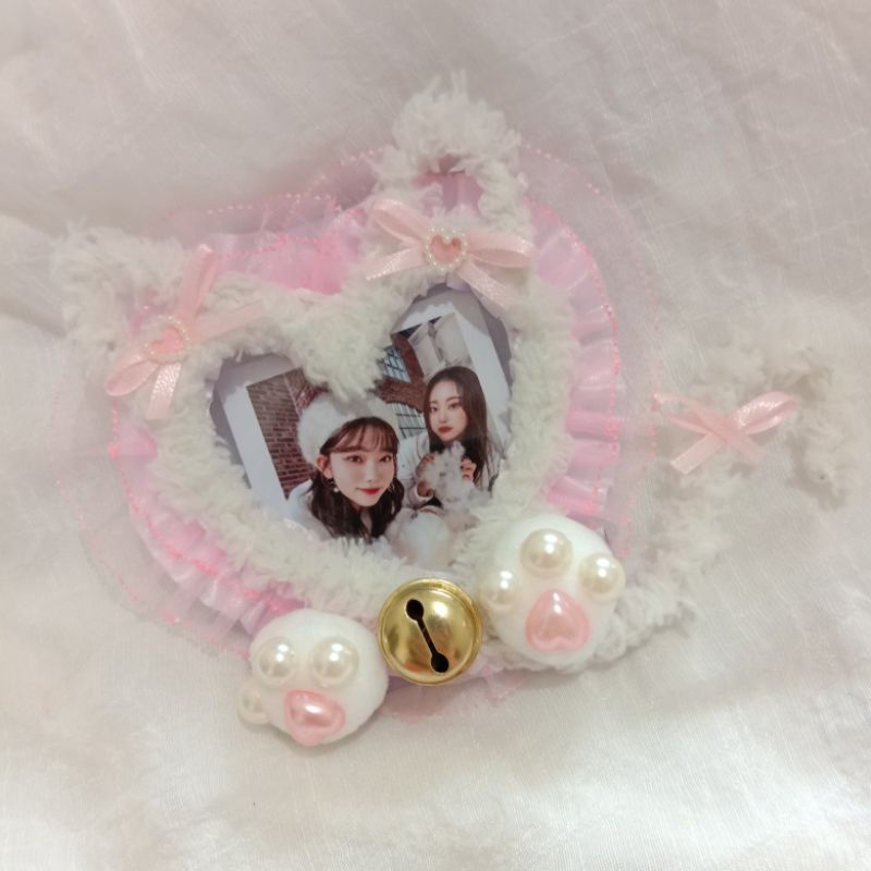 bonbon furry series lace ribbon deco toploader